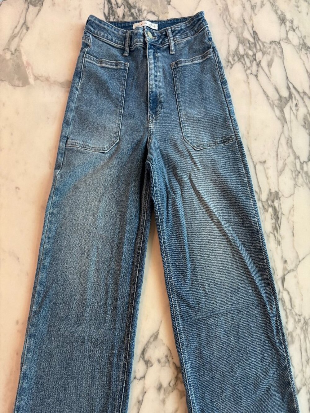 ALTR'D STATE Wide-Let Patch Pocket Jeans - 28